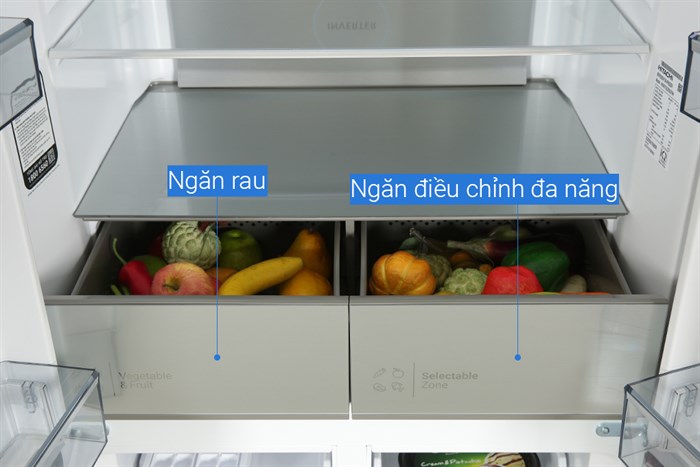 Tủ Lạnh Hitachi Inverter 464 Lít Multi Door HR4N7520DSWDXVN